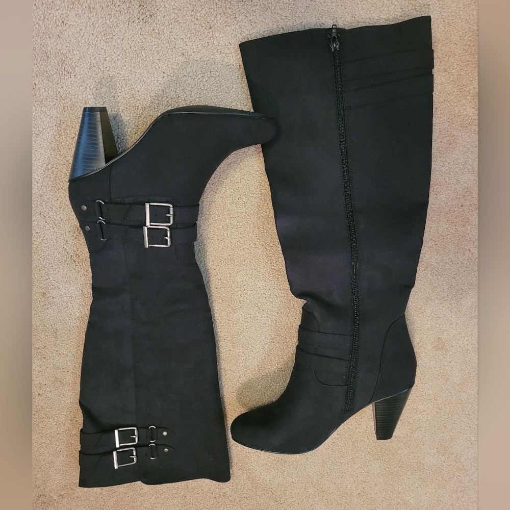 Knee-High Heel Boots